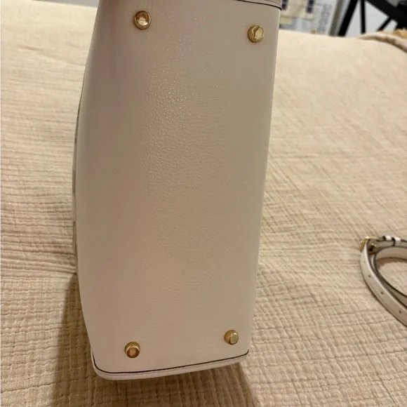 Coach Dempsey Tan and Cream Signature Tote - Picture 4 of 5